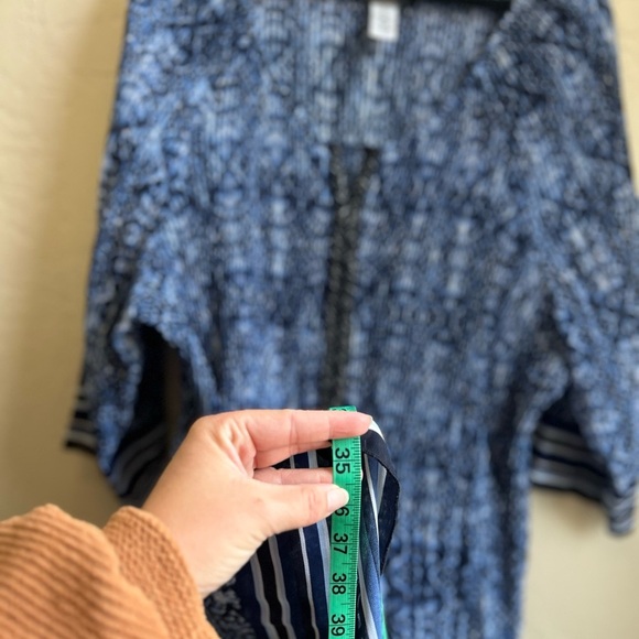 Catherines accordion pop over Artsy Beaded Blouse size 2x office professional - Picture 9 of 9